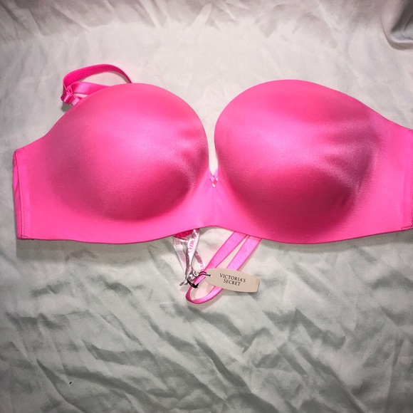 Victoria's Secret Other - Victoria Secret Bombshell Strapless Pink 36DD